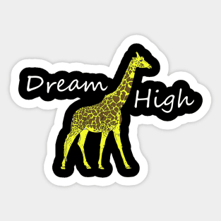 giraffe dream high cool animal Sticker